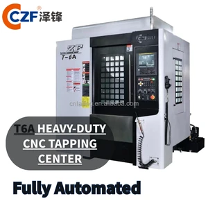 T6A High Rigidity Automatic Single Spindle Vertical CNC Drilling Tapping Center BT30 Spindle SYNTEC System ISO Certified Heavy