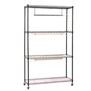 4 Tier Indoor Metal Grow Light Stand 59in Tall With 90W 3 Color Full Spectrum LED Lights For Plant Growth Fruiting