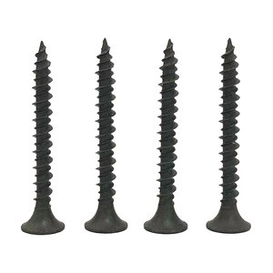 Tornillos Para Madera Pija Punta Fina Hilo Con Trompeta Cabeza Negro Buena Calidad