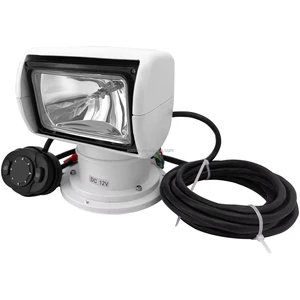 ALASTIN Marine Accessories Yacht Search Light 12V/24V 50W Remote Control Boat Searchlight Spotlight