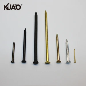High Strength Steel Nails Smooth Shank Black Phosphate Concrete Nails Copper Plated Iron Nails