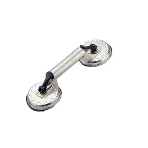 AllSupply Auto Repair Nickel Plated Aluminum Rubber Multi-Function Suction Cups 25kg Capacity Silver Taiwan Vehicle Tools 123mm