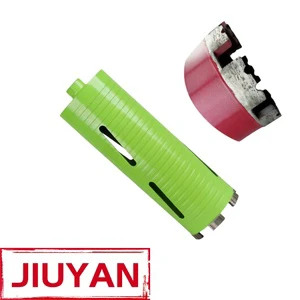 Heavy Duty Dry Diamond Core Drill Bit 6.4-7.2 Inch HF Welded Tungsten Steel Industrial Pipe Drilling High-efficiency Gold Finish