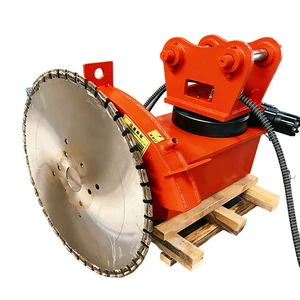 hydraulic Concrete Cutting Machine Hydraulic Rock Saw For Excavators Attachment Rock Saw