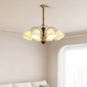 Mid Ancient Style Pendant Light Luxurious Living Room Dining Room Bedroom Branch Shaped Chandelier