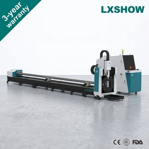 Automatic LX62TD LXSHOW Pipe Cutting Cnc Laser Cutting Machine With Tube Cutter For Industry