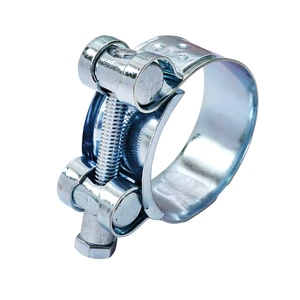 Adjustable Heavy Duty 304SS Stainless Steel Strong Throat Band Single T Bolt Hose Slot Clamps