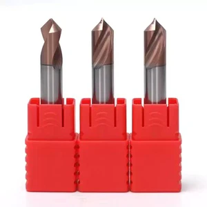 HRC58 2-Flutes Deburring Tool Chamfer Drill Bits for Drilling-Premium Spot Drill Bits