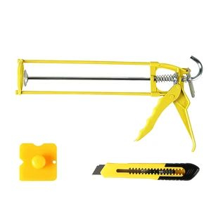 SEIMEDA Industrial Grade Cordless Caulk Gun Aluminum Alloy Body Steel Handle 600ml/400ml/310ml OEM Construction Use
