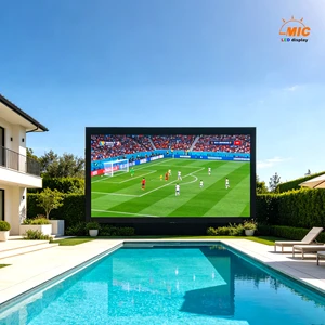 P3 P4 P5 Iron Cabinet Outdoor LED Display Screen IP65 Waterproof Advertising Video Wall for Swimming Pool Backyard Party