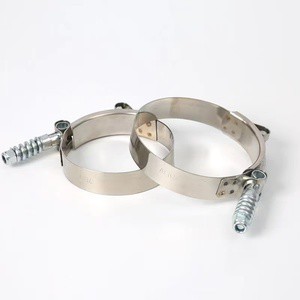 High-quality Custom Bolt Spring Stainless Steel Polished Inch Adjustable Flange Clamp