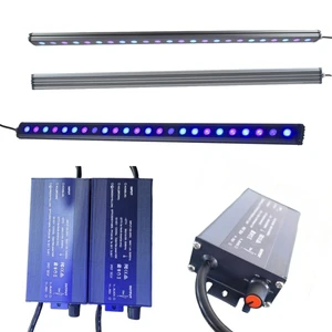 Marine LED Aquarium Light 4FT Dimmable LED Aquarium Light Full Spectrum IP65 Waterproof