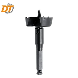 DT Self-feeding Drill Bit for Wood/Hardwood Drilling 2 or 3 Cutting Edges Forstner Bit with Multi Tooth to Lock Hole