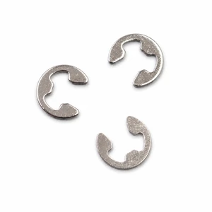 Custom External Circlip Stainless Steel High Precision E Snap Ring E Clip Retaining Ring For Mechanical Equipment Assembly