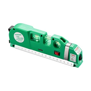 Laser Level Green 520Nm Spirit Level With Bubble And Measurement Scale For Diy Use