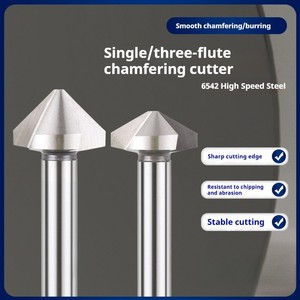 90-Degree Chamfering Stainless Steel Tool Single-Edged Deburring Countersink Drill Bit Chamfering Knife