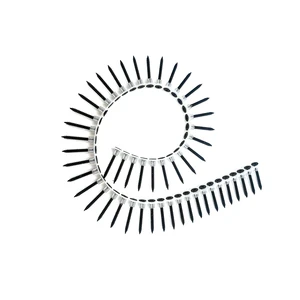 Gypsum Board C1022 3.5*25 Plastic Strip Coil Black Phosphated Belted Collated Drywall Screws
