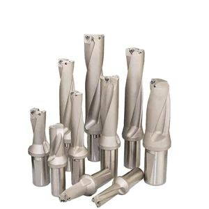 WC Series Milling Cutters Wire Gauge Drill Bits Blanks 11mm-49mm Water Depth Indexable U Machinery Lathersr C20 C25 C32 C40 3