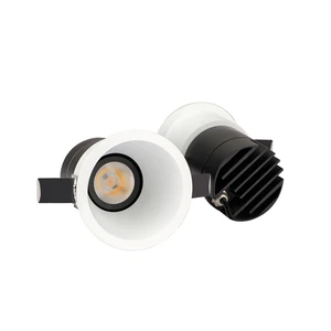 Dimmable Recessed Lamp 15°/24°/38°/60° Beam Angles Spotlight In Die-Cast Aluminum Downlight 6W-25W For Household & Mall
