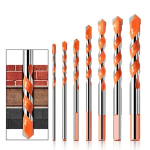Hexagon Shank Multifunctional Tungsten Steel Drill Bit Overlord Diamond Triangle Rotary Drill Bit Steel and Marble Drilling