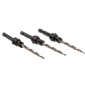 BOMI BMVA-27 China Factory HSS Countersink Drill Bits 1/4'' Quick Change Hole with Hex Shank for woodworking