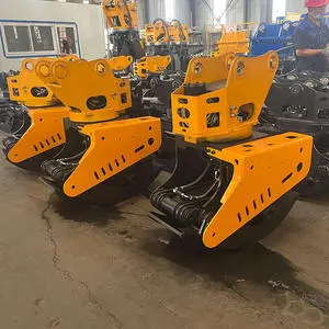 Shansong Forestry Equipment Automatic Hydraulic Log Grab Saw Motor Rotating Wood Grapple Cutting Chain Saws for Sale