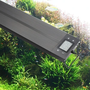 12-55 Inch Full Spectrum Fish Tank Light Coral Aquatic Plants Led Aquarium Light WRGB Luminous with Controller