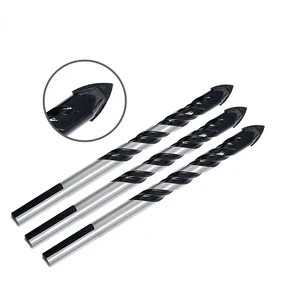 3-12mm Multifunctional Triangle Diamond Drill Set for Glass Metal Tile Ceramic Concrete Brick Wood Punching for Well Drilling