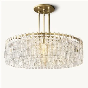 American Luxury Elegant Swirling Gold Branches and Leaves Chandelier for Home Decoration Living Room Bathroom Bedroom