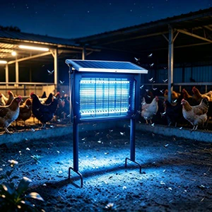 Highly Agile 1.9KG Solar Bug Zappers 15W Actinic Blue-Violet Wave IPX4 Waterproof Eco-Friendly USB Charging Auto Light Sensor