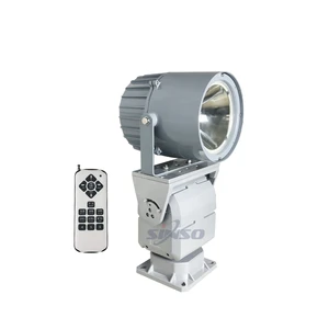 Outdoor Security Patrol Searchlight Rotating Remote Control Search Light