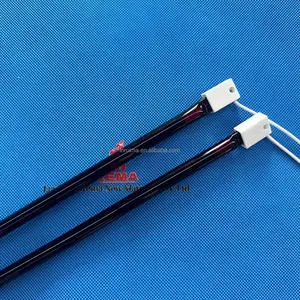 REMA Infrared Light for Home Heater Parts Red Ruby Carbon Fiber Tube Infrared Lamp Halogen Drying Food Bulb