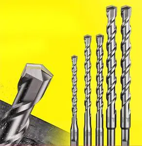 SDS Plus Full Carbide Tipped Concrete Core Drill Bit for Masonry Drilling Double/Single Flute 3-Year Warranty