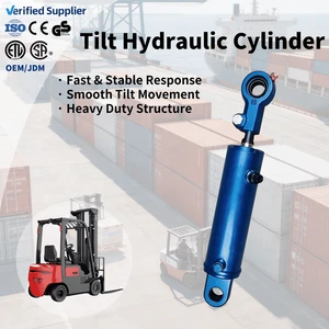 Jiangxin Custom Heavy Duty Electric Hydraulic Piston Cylinder 105.5mm Stroke Hard Chrome Plated Rod for Forklift Spare Parts