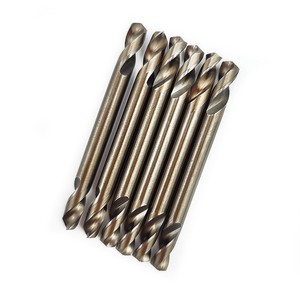 Naipu HSS Double-Headed Auger Drill Bit Set 6mm 5mm Diameter Double-Ended Drill Bits Metal Stainless Steel Wood Drilling