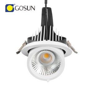 5 Inch 20W 2700-5700K CCT Tunable 2.4G RC/TUYA APP/DMX/DALI LED Gimbal Downlight 5 Years Warranty