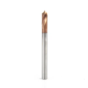 Spiral Chamfer Angle Point Drill Bit Tungsten Steel Solid Carbide Spot Drill Bits for CNC Drilling Steel Aluminum
