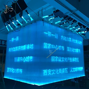 High Quality Customized Led Curtain Lights Fiber Optic Light with PMMA Plastic Optical Fibers