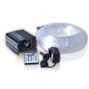 16W RGB Led Fiber Optic Lights with 400pcs 0.75mm Optical Fiber