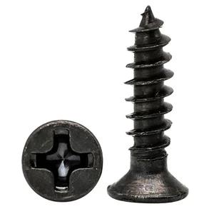 Black Countersunk Self-tapping Screws, Cross-head Self-tapping Screws, Pointed Self-tapping Small Screws