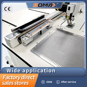 High Speed SOMAX SM-15V Industrial Automatic Template Pattern Sewing Machine With JUKI Head For Garment Factory