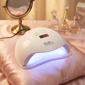 OEM Minimalist Style Fast Drying 36 Led Beads Fashion Multiple Light Modes UV LED Nail Lamp Home Salon Use Portable Rechargeable