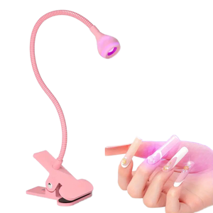 LED Nail Lamp High Quality UV Light USB Adhesive Curing Table Nail Light Strip Portable Gooseneck Nail Lamp for Home Use