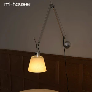 Luxury Modern Villa Restaurant Clubhouse Home Interior Decoration Lighting Cloth Led Wall Lamp