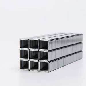 Shandong Factory Direct Galvanized Metal Code U-Shaped 8010 Nail Sofa Staples for Lifter Upholstery