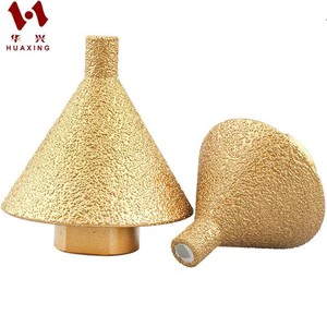 High Quality 9/38/50mm M10 M14 Vacuum Brazed Chamfer Drill Bits Countersink Drill Bit Hole Coring Enlarging Trimming Tool