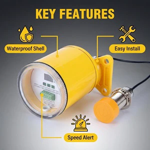 Belt Slip Detector Non-contact Slip Alarm Device Industrial Use 24V/220V/380V 5A 6 Sockets MTJDKJ MT-QS-II