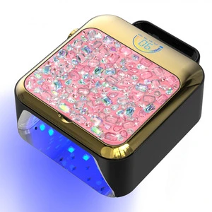 15000mAh Long Runtime UV Unit Portable Hand Carry Uv Nail Lamp Detachable Base Led Nail Lamp for Home DIY Manicure