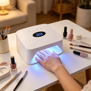 2025 New Hot Sale S50 Cordless UV Led Lamp Nails Dryer Professional 54W Rechargeable Manicure Led Nail Lamp