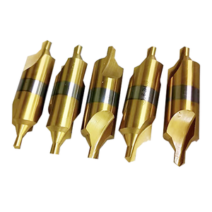 HSS Center Drill with Cobalt Bits Fixed Point Positioning Chamfer for Machine Tools